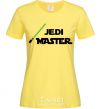 Женская футболка Jedi Master Лимонный фото