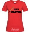 Женская футболка Jedi Master Красный фото