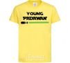 Kids T-shirt Young Padawan cornsilk фото