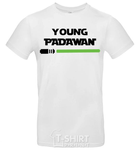 Men's T-Shirt Young Padawan White фото