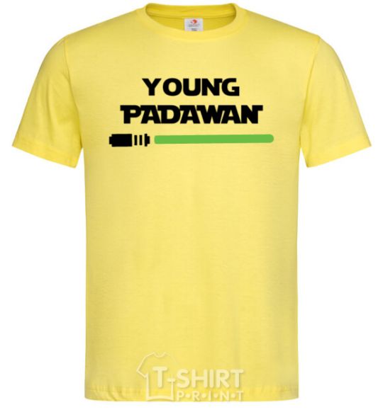 Men's T-Shirt Young Padawan cornsilk фото