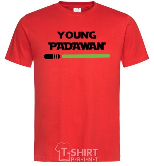 Men's T-Shirt Young Padawan red фото
