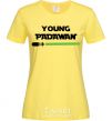 Women's T-shirt Young Padawan cornsilk фото