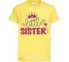 Kids T-shirt Little sister V.1 cornsilk фото