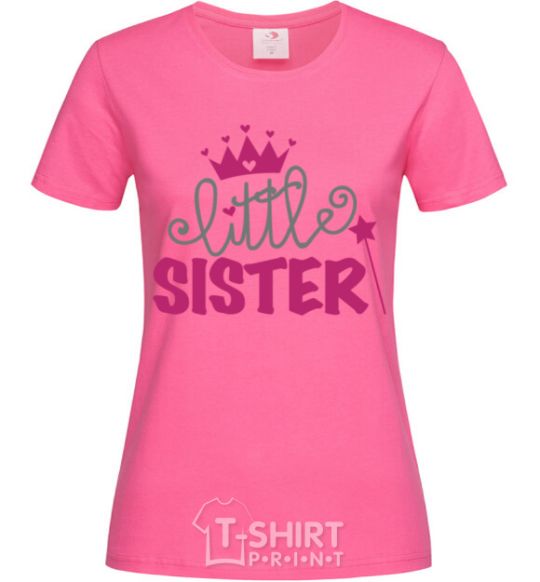 Women's T-shirt Little sister V.1 heliconia фото