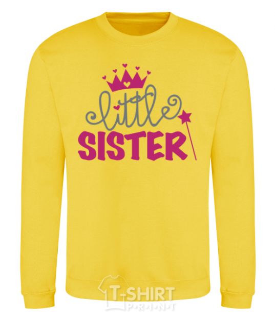 Sweatshirt Little sister V.1 yellow фото