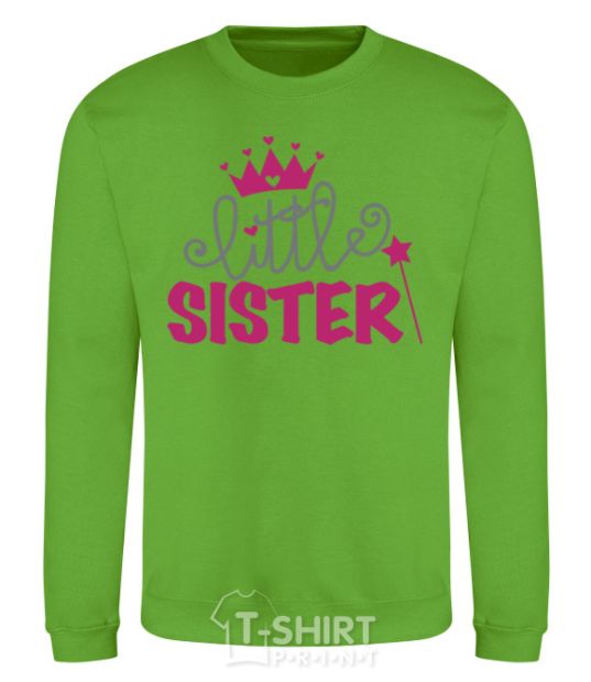 Sweatshirt Little sister V.1 orchid-green фото