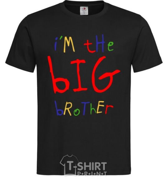 Men's T-Shirt I am the big brother black фото