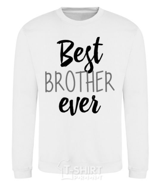 Свитшот Best brother ever V.1 Белый фото