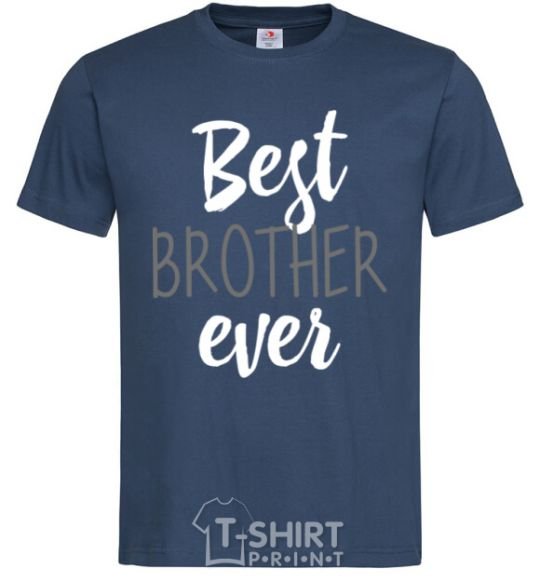 Men's T-Shirt Best brother ever V.1 navy-blue фото