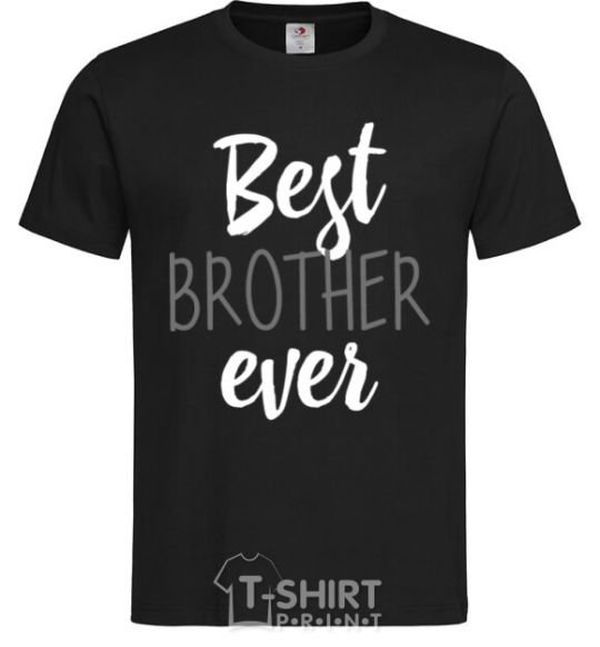 Мужская футболка Best brother ever V.1 Черный фото