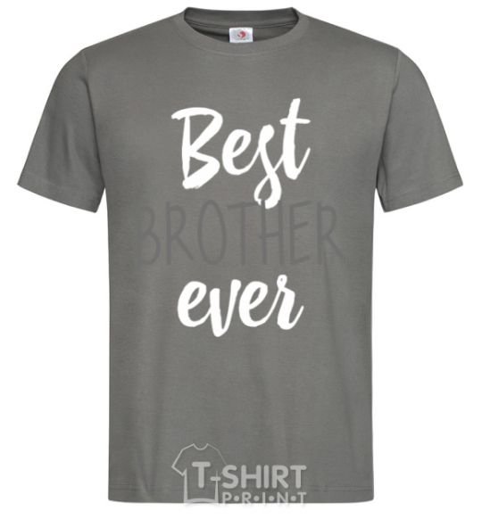 Men's T-Shirt Best brother ever V.1 dark-grey фото