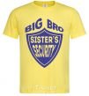 Men's T-Shirt BIG BRO sisters security cornsilk фото