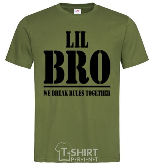 Men's T-Shirt Lil Bro millennial-khaki фото