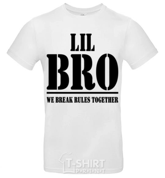 Men's T-Shirt Lil Bro White фото