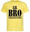 Men's T-Shirt Lil Bro cornsilk фото