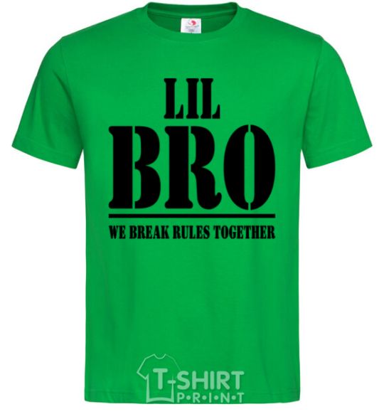 Men's T-Shirt Lil Bro kelly-green фото