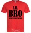 Men's T-Shirt Lil Bro red фото
