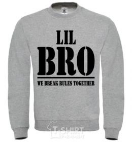 Sweatshirt Lil Bro sport-grey фото