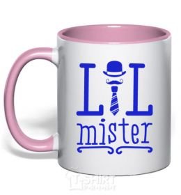 Mug with a colored handle