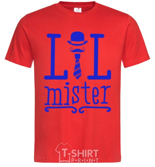 Men's T-Shirt Lil mister red фото