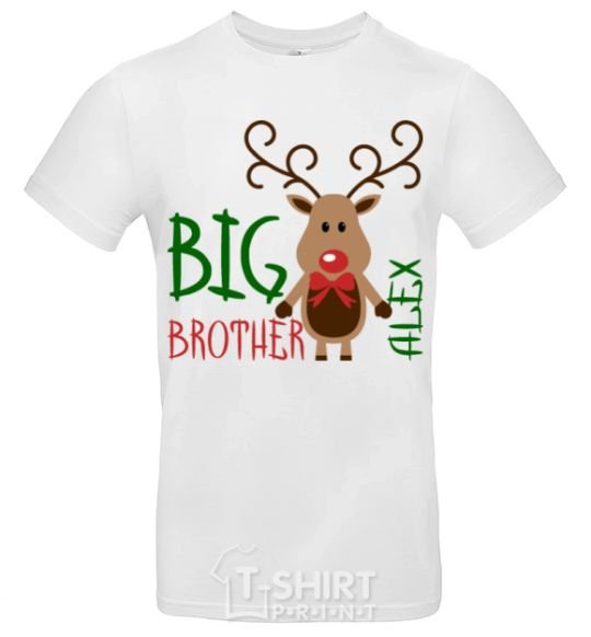 Мужская футболка Big brother Alex Белый фото