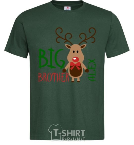 Мужская футболка Big brother Alex Темно-зеленый фото
