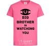 Детская футболка Big brother is watching you (глаз) Ярко-розовый фото