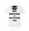 Мужская футболка Big brother is watching you (глаз) Белый фото