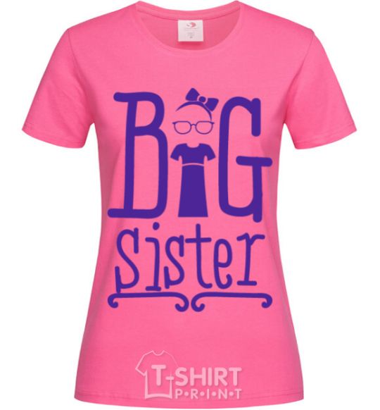 Women's T-shirt Big sister with a sissy heliconia фото