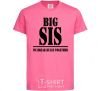 Kids T-shirt Big sis heliconia фото