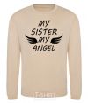 Sweatshirt My sister my angel sand фото