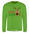 Sweatshirt Little sister Alison orchid-green фото