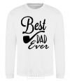 Sweatshirt Best dad ever - tube White фото