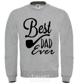 Sweatshirt Best dad ever - tube sport-grey фото