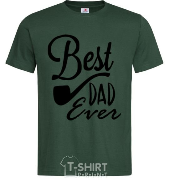 Men's T-Shirt Best dad ever - tube bottle-green фото