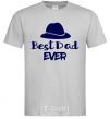 Men's T-Shirt Best dad ever - hat grey фото