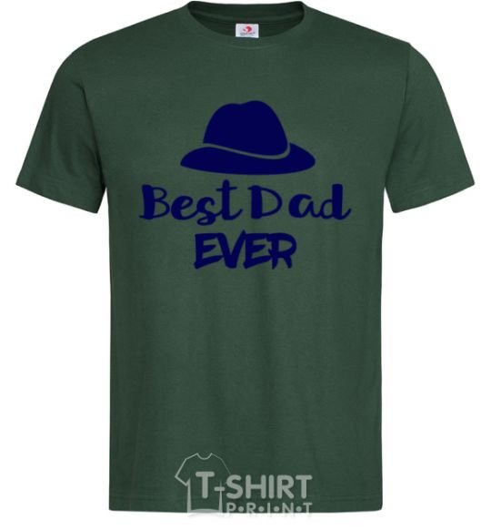Men's T-Shirt Best dad ever - hat bottle-green фото