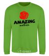 Sweatshirt Amazing mother orchid-green фото