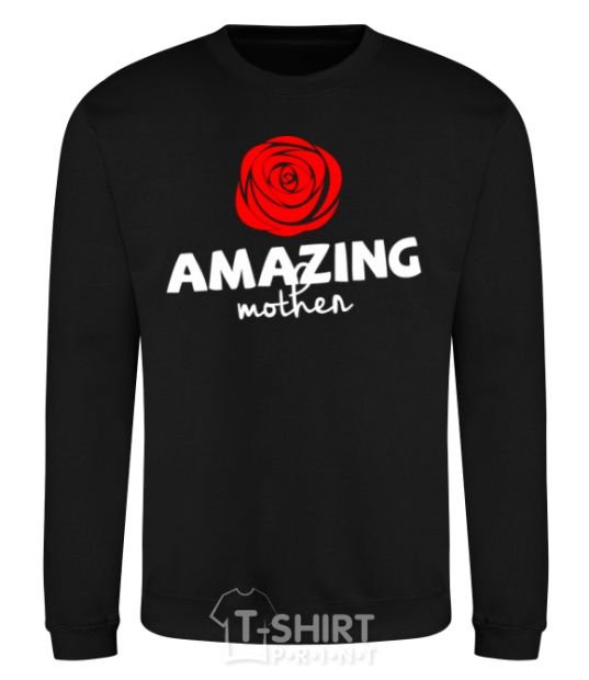 Sweatshirt Amazing mother black фото