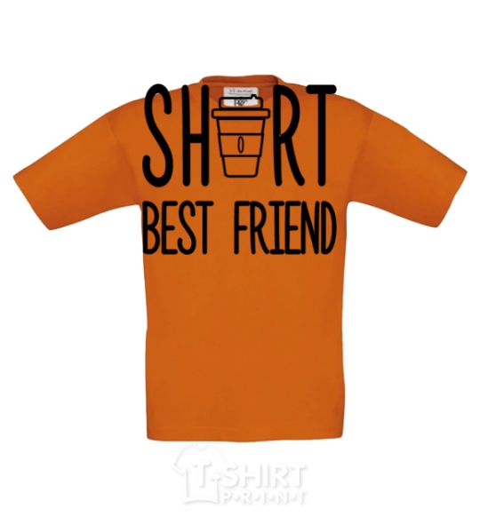 Детская футболка Short best friend Лимонный фото