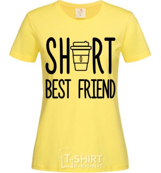 Women's T-shirt Short best friend cornsilk фото