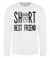 Свитшот Short best friend Белый фото