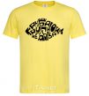 Men's T-Shirt There's no such thing as big fish cornsilk фото