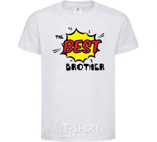 Детская футболка The best brother Белый фото