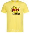 Men's T-Shirt The best brother cornsilk фото