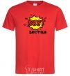 Men's T-Shirt The best brother red фото