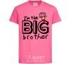 Kids T-shirt I'm the big brother heliconia фото