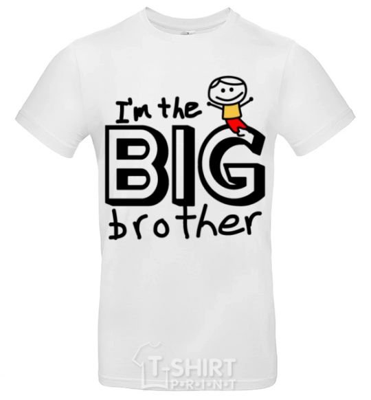 Men's T-Shirt I'm the big brother White фото