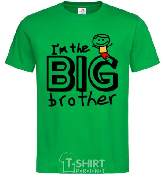 Men's T-Shirt I'm the big brother kelly-green фото